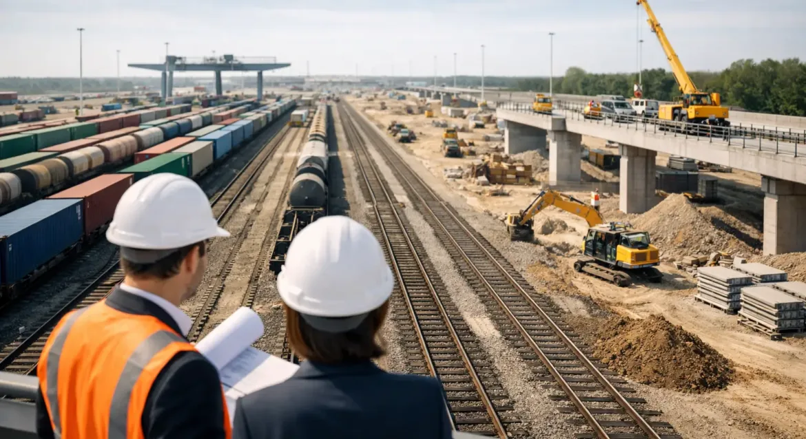 Ampliación de terminal ferroviaria sin errores