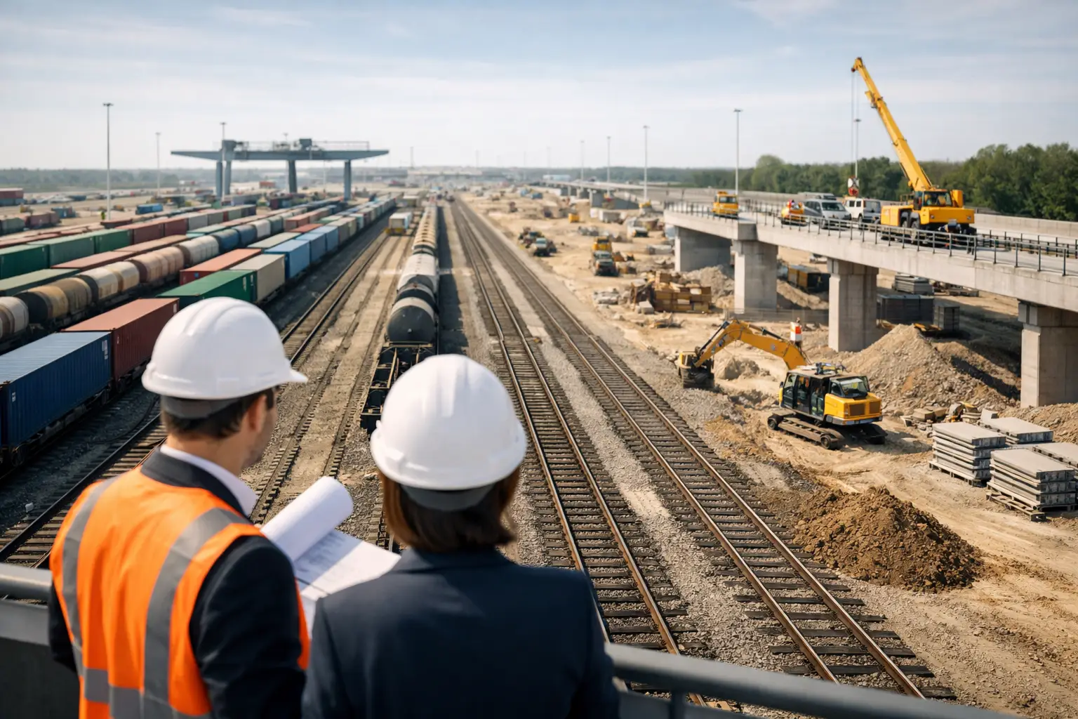 Ampliación de terminal ferroviaria sin errores