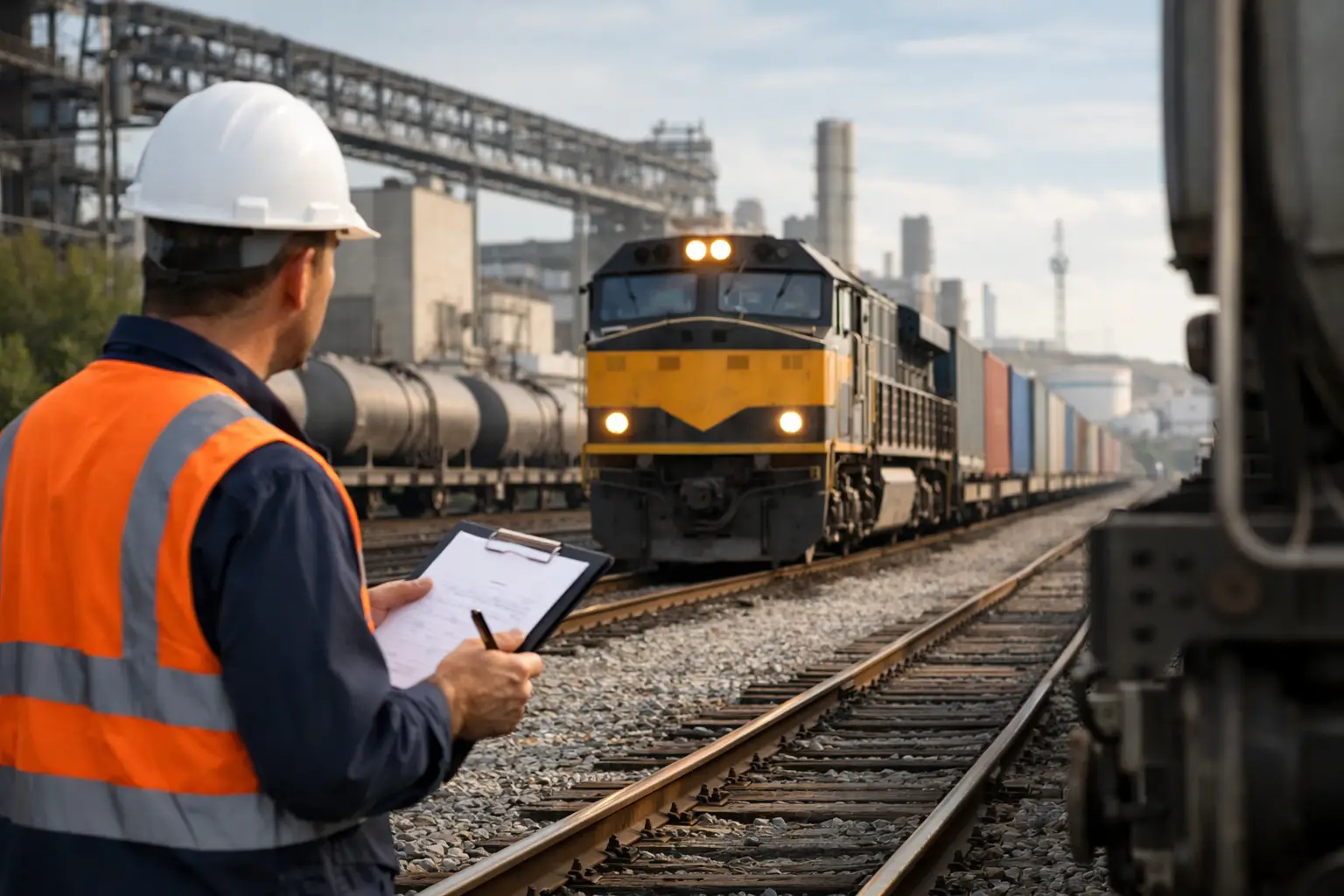 Guía de cumplimiento ferroviario industrial