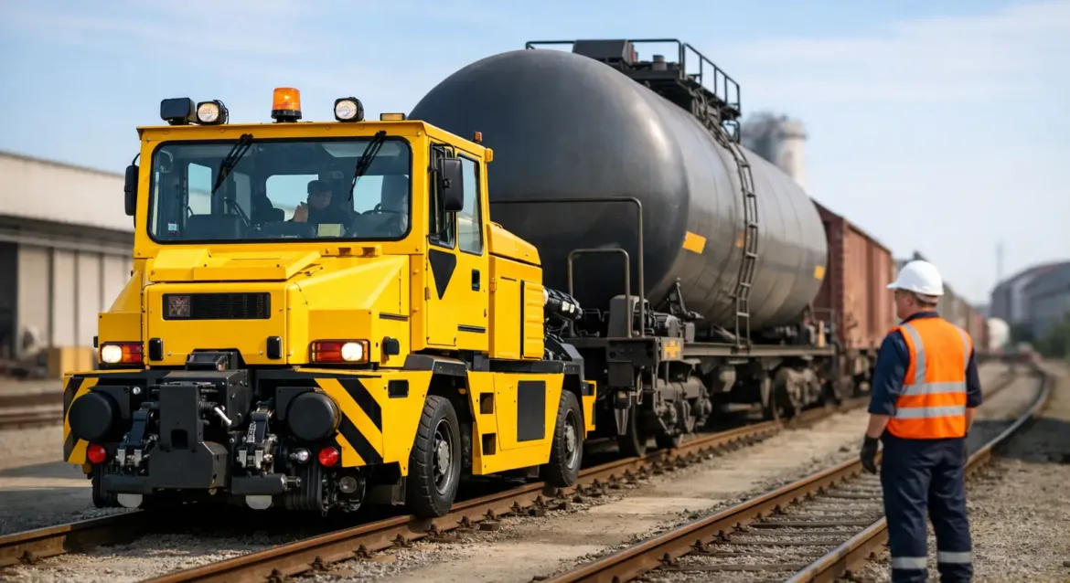 Cuándo rentar remolcador ferroviario industrial