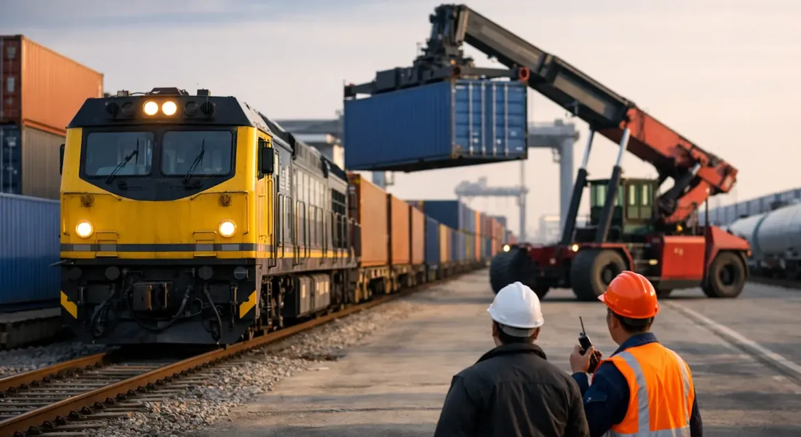 Maniobra ferroviaria para terminales eficientes