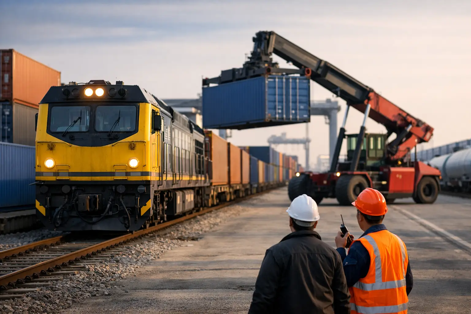 Maniobra ferroviaria para terminales eficientes
