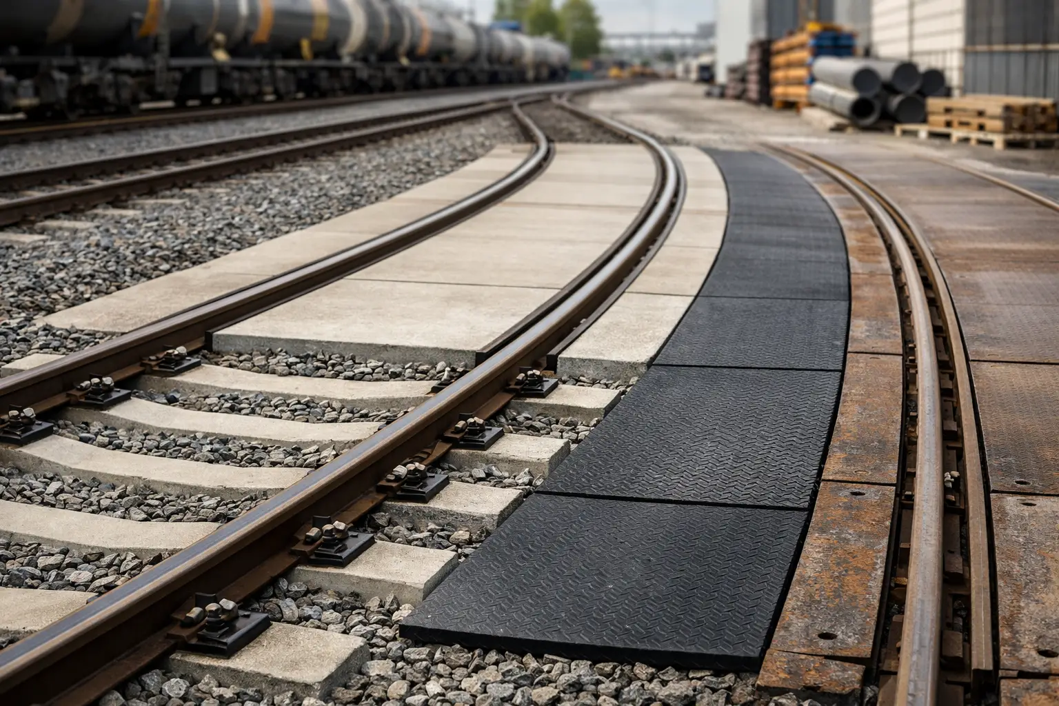 Mejores materiales para vías industriales